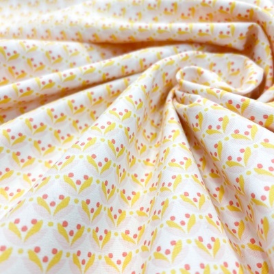 Tecido Poppy | Floral Fantasy Mini - Branco