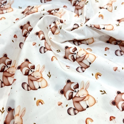 Tecido Pontotextil | Amizade - Branco