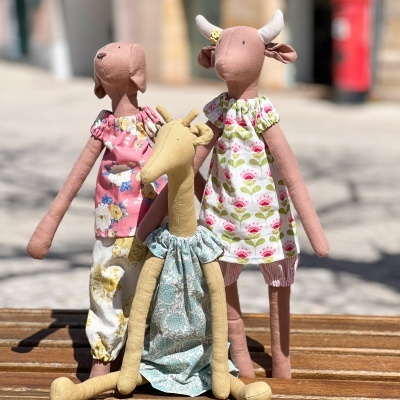 Passo a Passo Digital | Vestido e Colotes - Tilda Friends