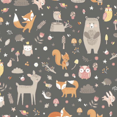 Tecido Feline - Taupe Escuro