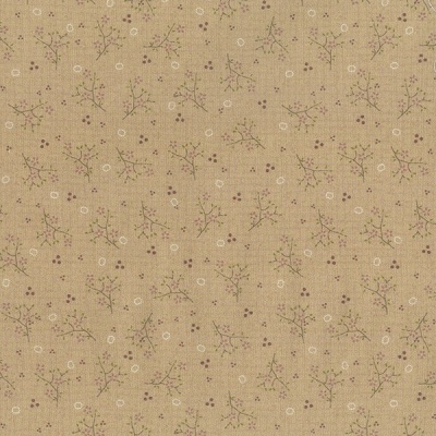 Tecido Lynette Anderson | One Stitch at a Time - Flower Natural