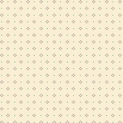 Tecido Kim Diehl | Gratitude and Grace - Dots and Boxes Cream