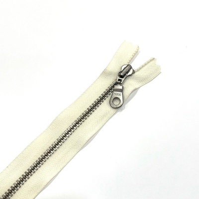 Fecho YKK | Pérola Cremalheira Prateada - 30cm