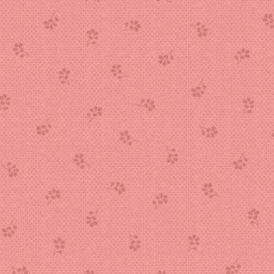 Tecido Stof | Tiny Delight - Dots & Flowers - Rosa