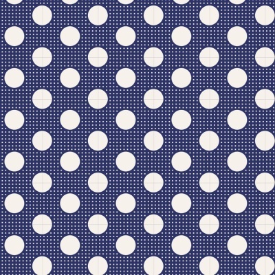 Tecido Tilda | Medium Dots - Night Blue