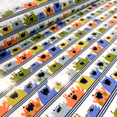 Tecido Plastificado | Monstros Felizes