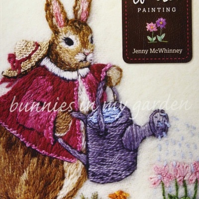 Livro | Jenny McWhinney - Thread Painting | Bunnies in my Garden