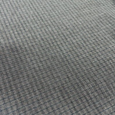 Tecido Japonês | Squares - Cinzento e Azul