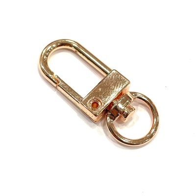 Mosquetão Rose Gold 9mm