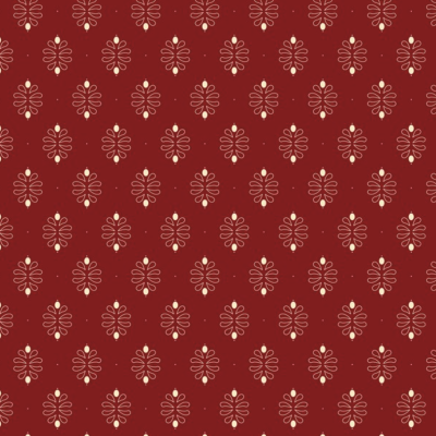 Tecido EQP | Damask - Ruby Red
