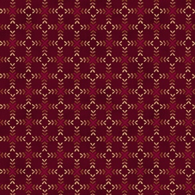 Tecido Kim Diehl | Gratitude and Grace - Diamond Blossoms Wine