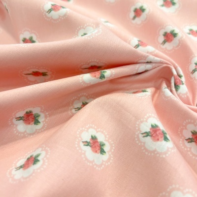 Tecido Poppy | Roses - Rosa