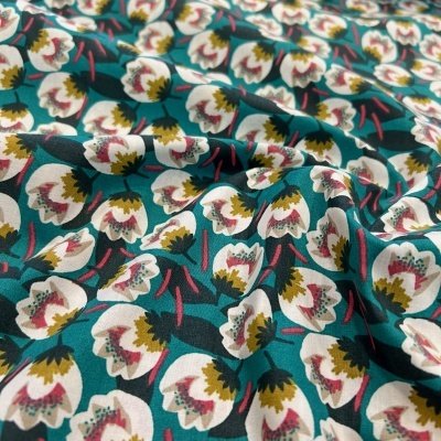 Tecido Le Tissu by Domotex | Tulipas - Verde