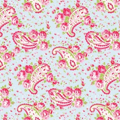 Tecido Tanya Whelan | Posie - Paisley Blue