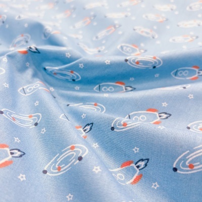 Tecido Le Tissu by Domotex | Foguetões - Azul