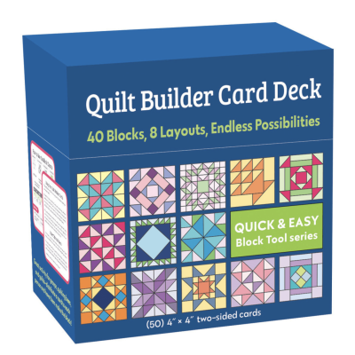 Quilt Builder Card Deck | 40 block, 8 layouts, Endless Possibilities - Set 1