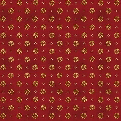 Tecido Kim Diehl | Gratitude and Grace - Laurel Whreaths Red