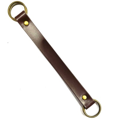 Alça em Couro Sintético Castanho
