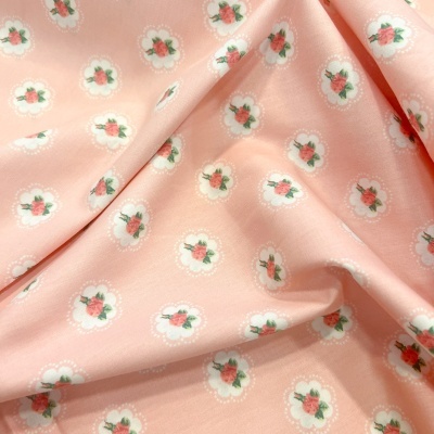 Tecido Poppy | Roses - Rosa