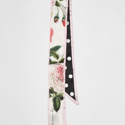 SKINNY SCARF WHITE