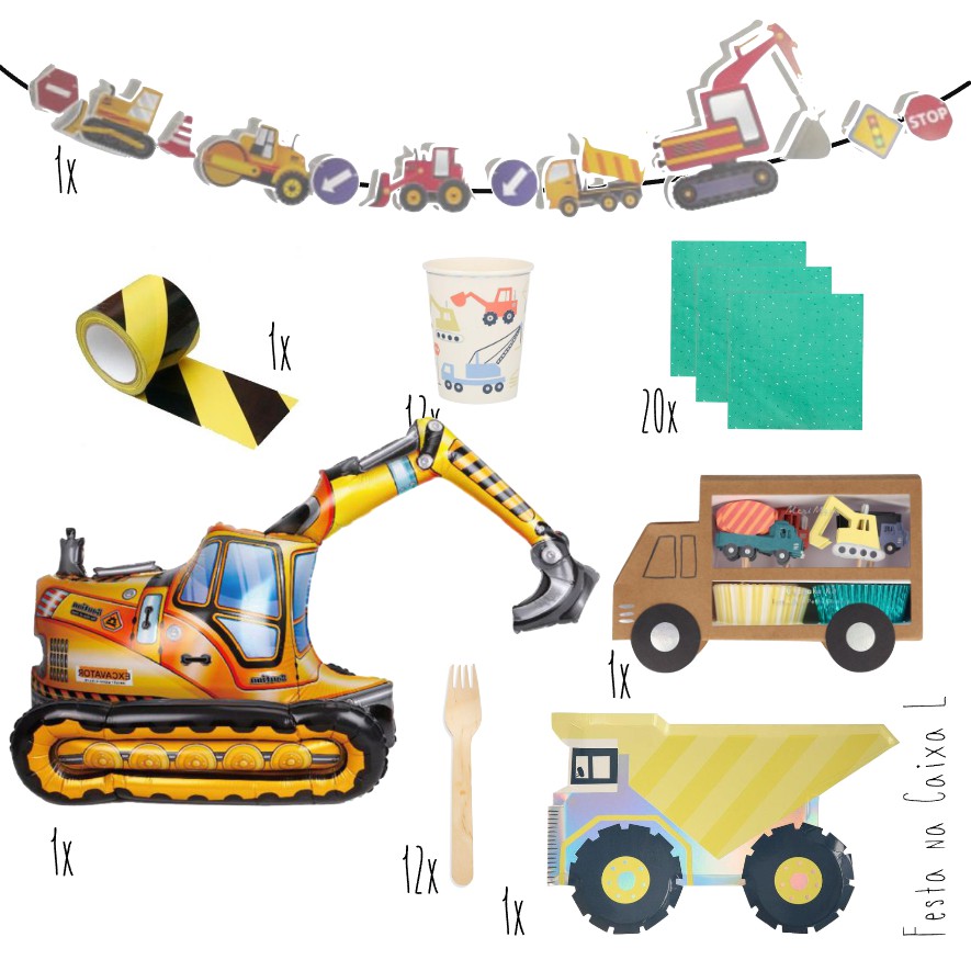 Festa na caixa | Construção