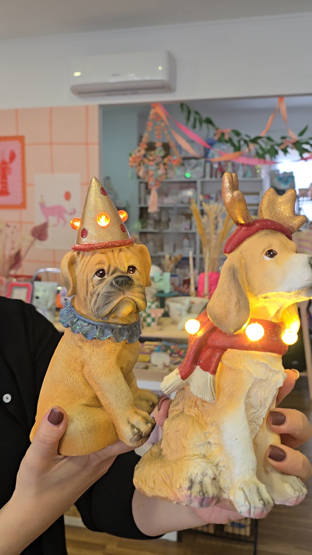 Cão decorativo | Iluminação  de Natal