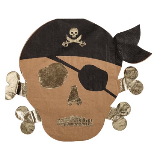 Guardanapos piratas caveira
