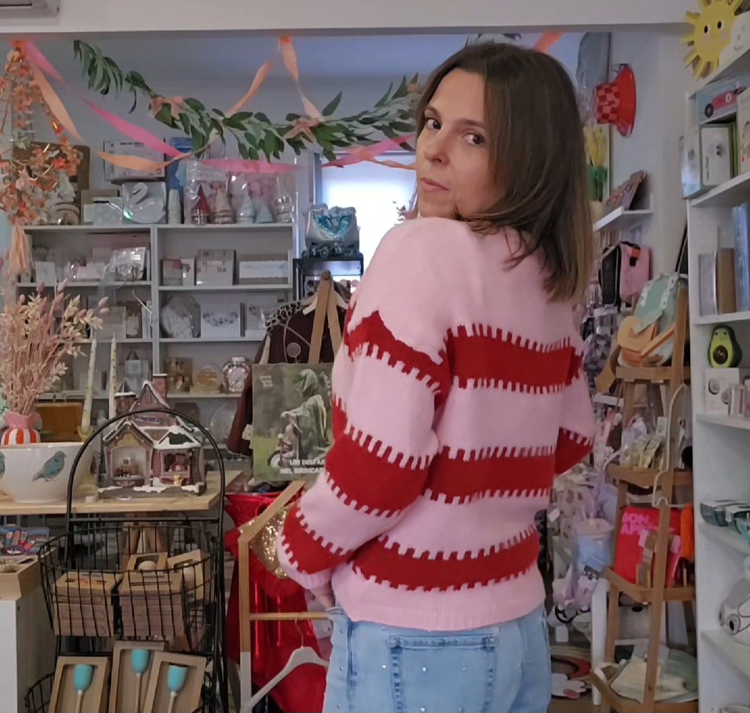 Camisola de malha | stripes