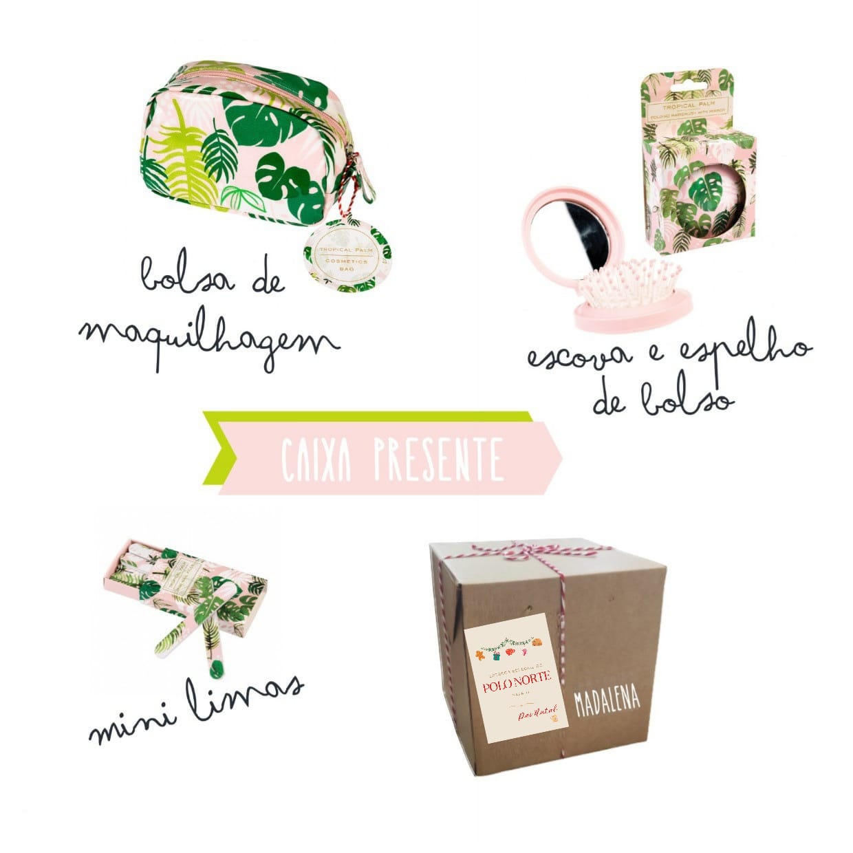 Caixa presente bolsa | dos 15 aos 99