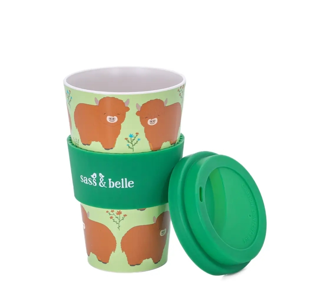 Copo de viagem para bebidas quentes | vaca das montanhas