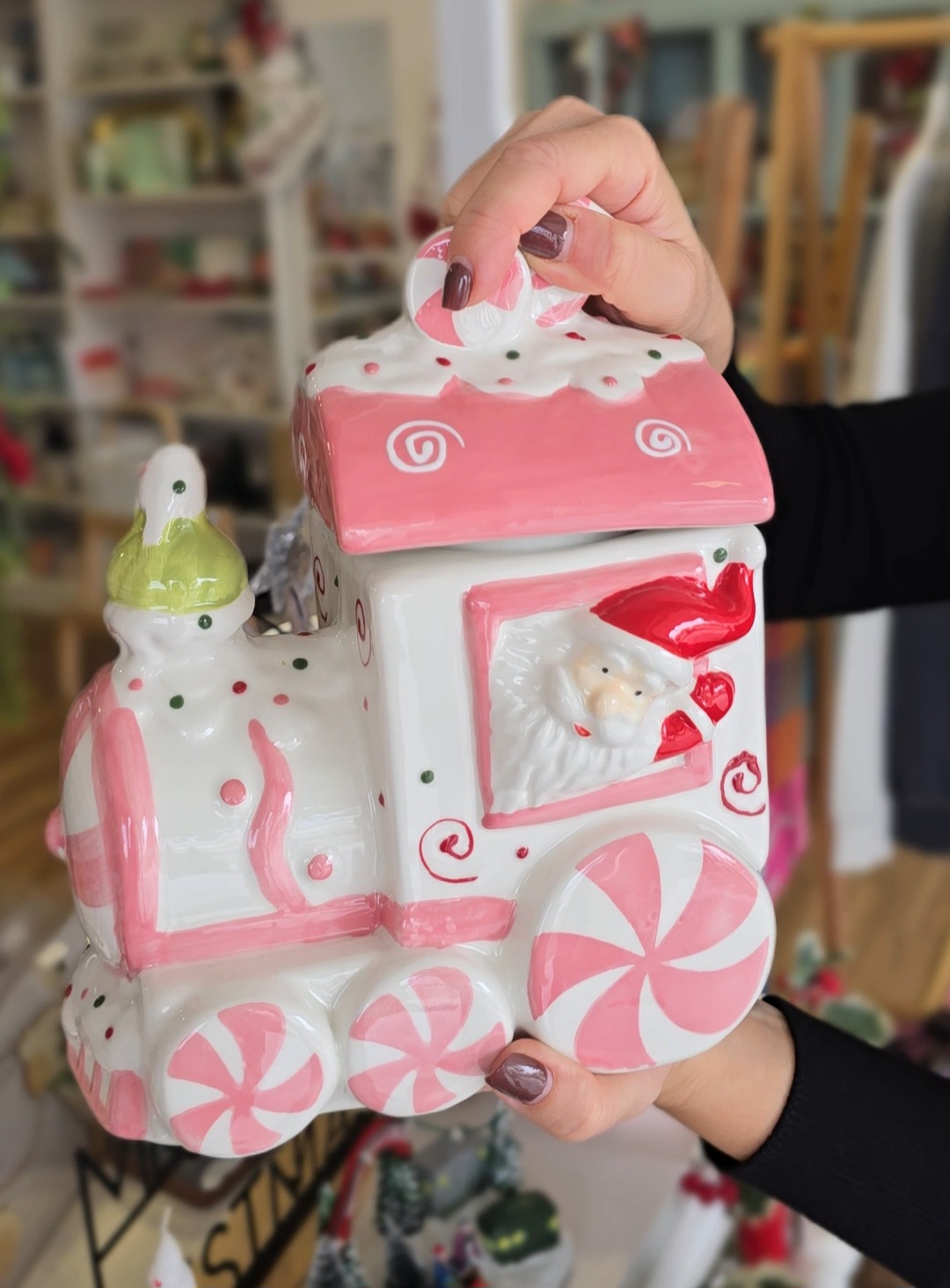 Caixa cerâmica | comboio de Natal