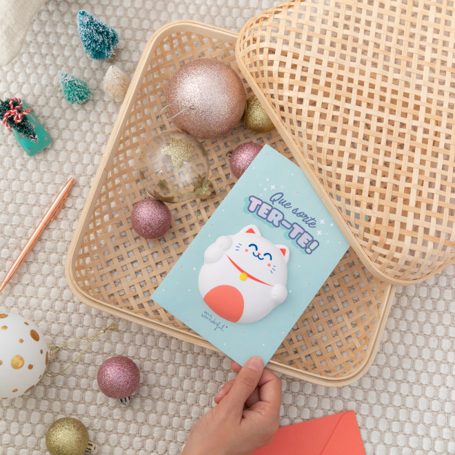 POSTAL SQUISHY - QUE SORTE TER-TE!