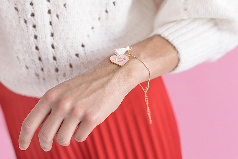 Postal com pulseira Will you be my made of honor?