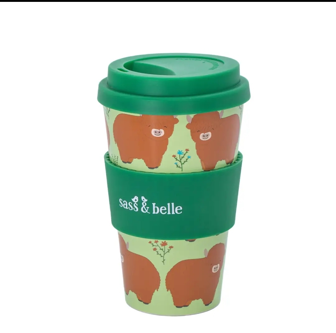 Copo de viagem para bebidas quentes | vaca das montanhas