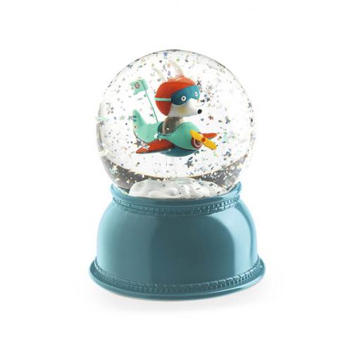 Luz presença e bola de neve automática avião