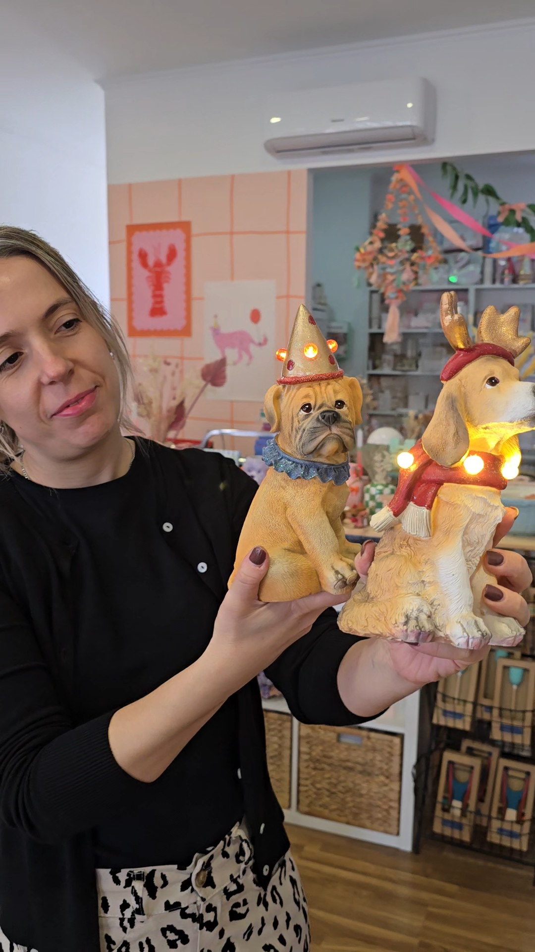 Cão decorativo | Iluminação  de Natal