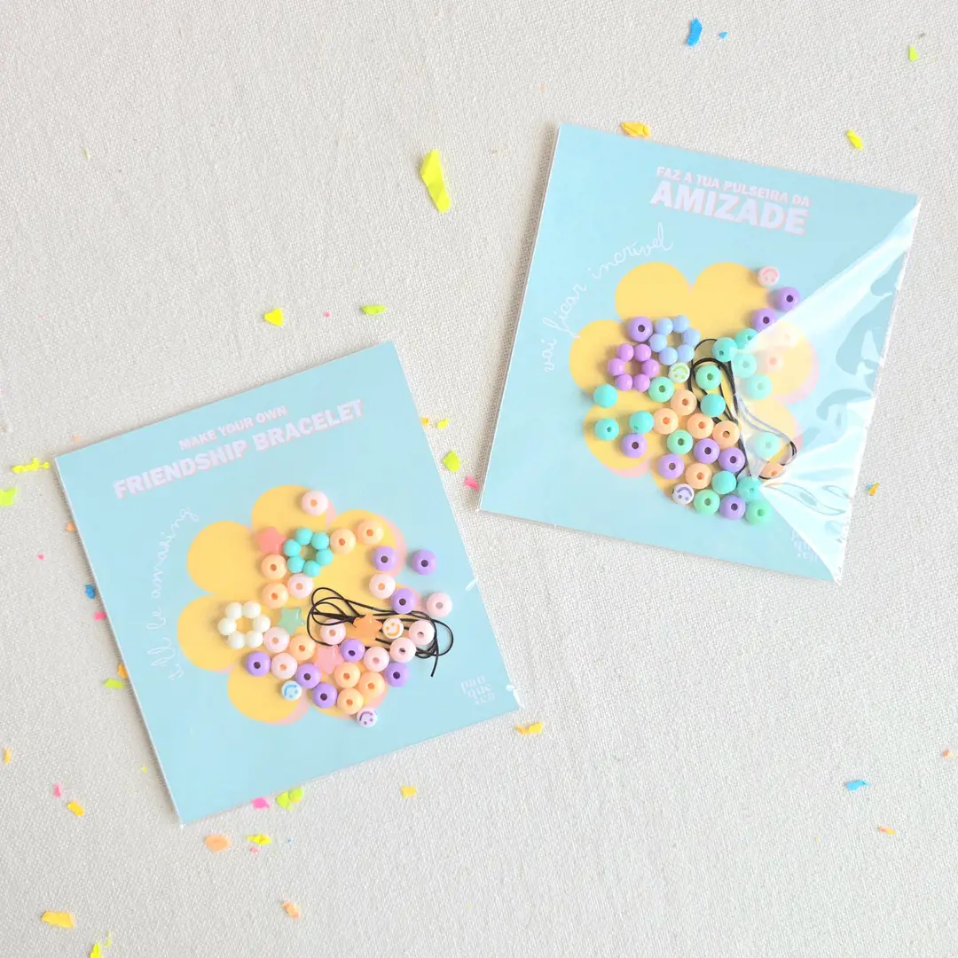 Faz a tua pulseira da amizade | Dyi | 10 unidades | Lembranças