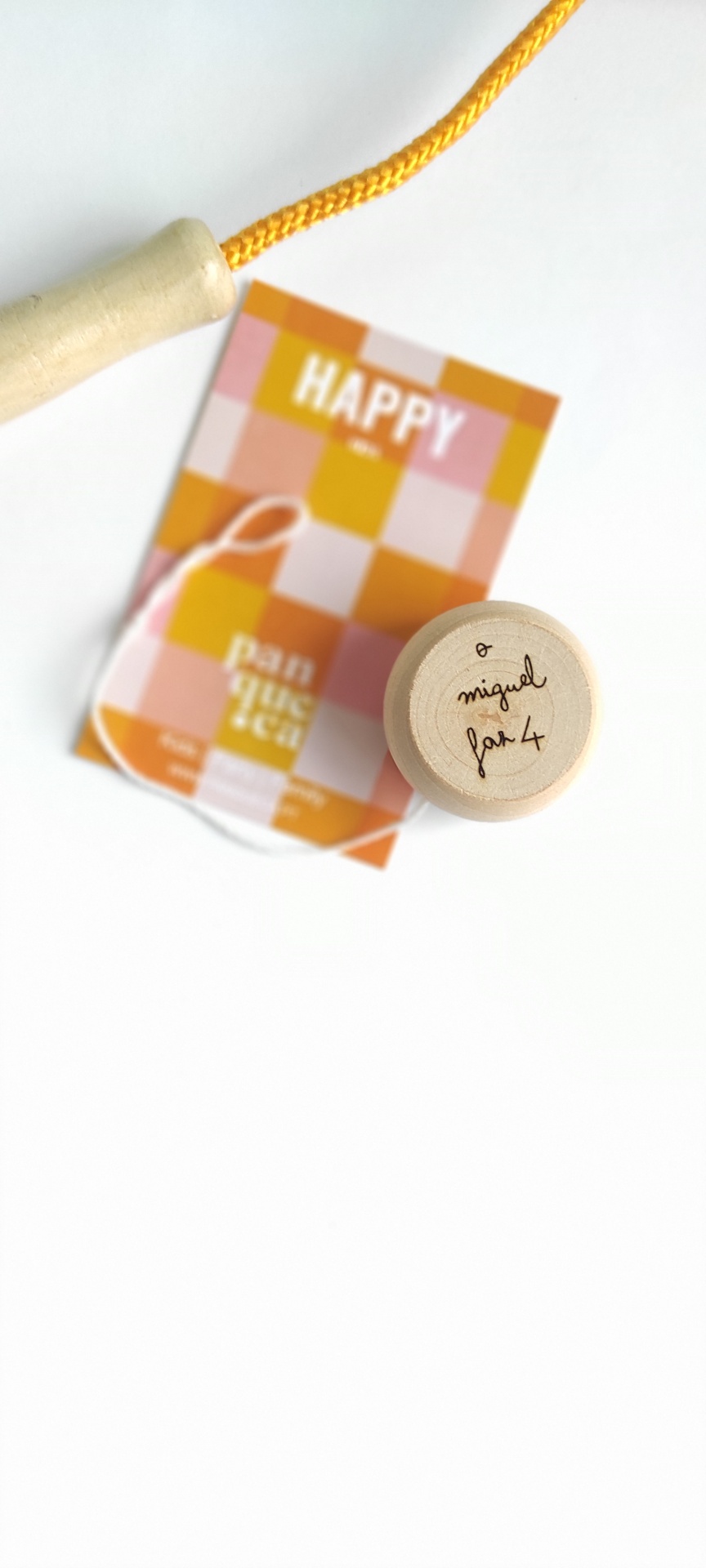 Yo-yo personalizado | Madeira | 8 unidades