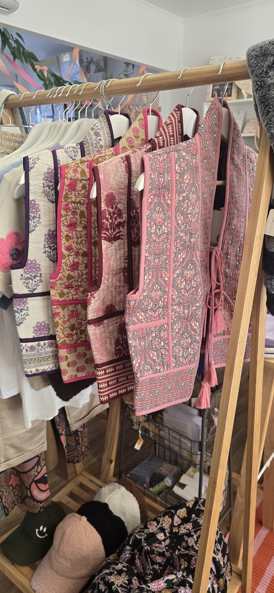 Colete acolchoado | Floral