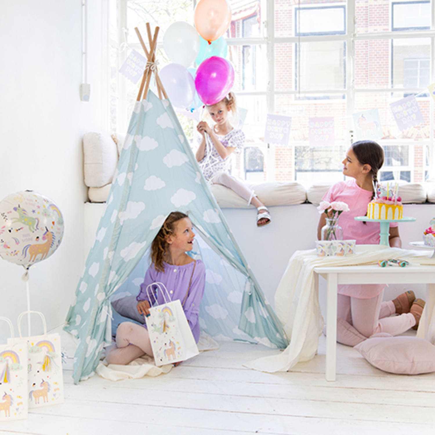 Copos Unicórnios e Arco-íris