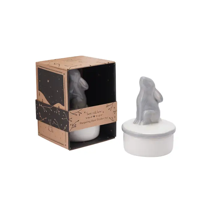 Vela decorativa de cerâmica corpo feminino cinzenta com base branca