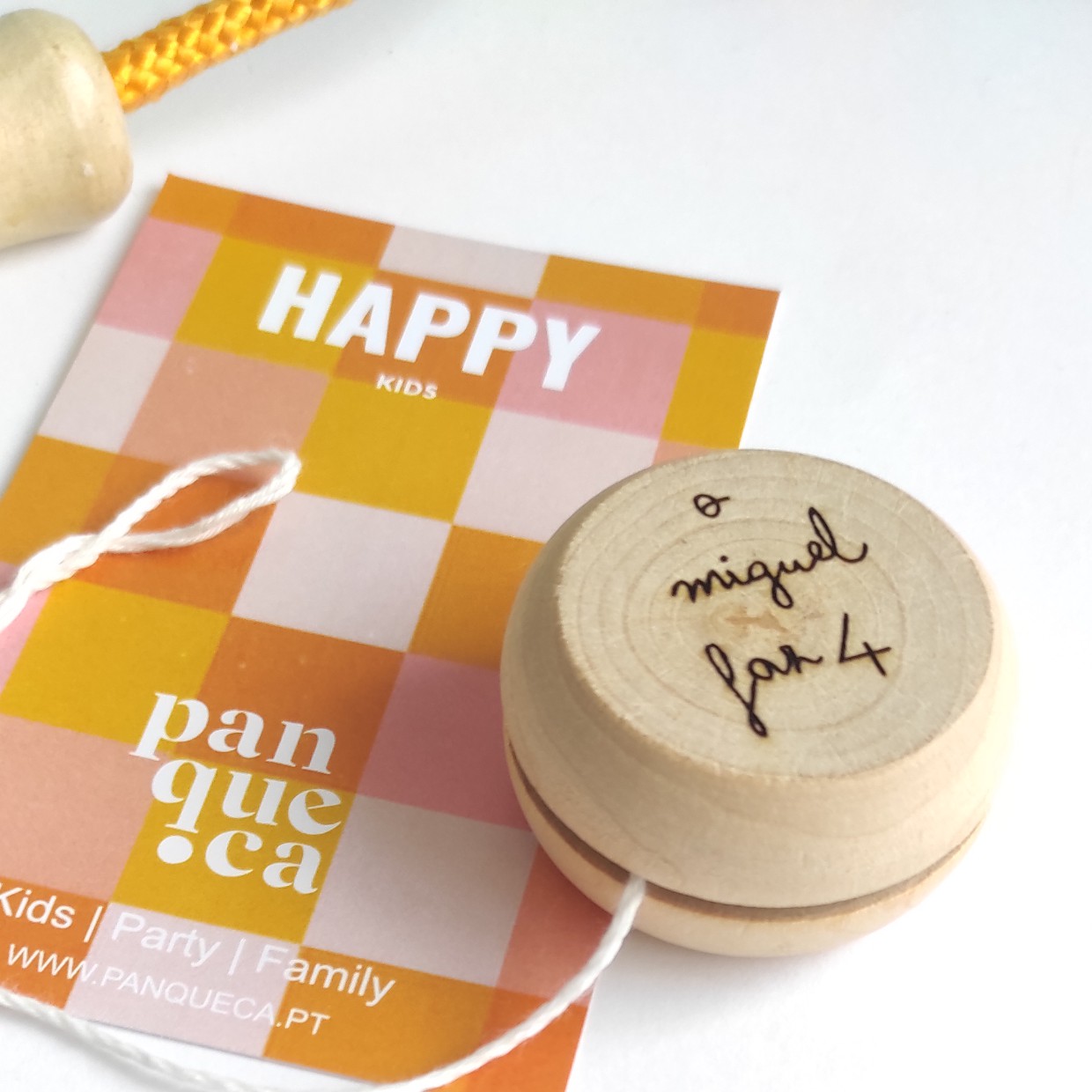 Yo-yo personalizado | Madeira | 8 unidades