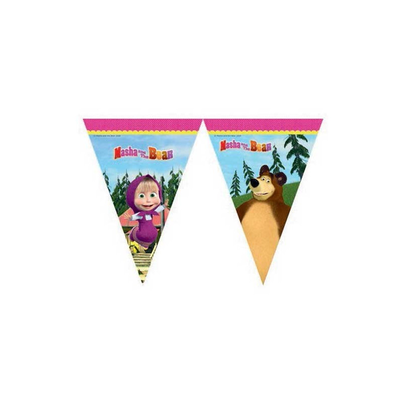 Bandeirolas Masha e o Urso