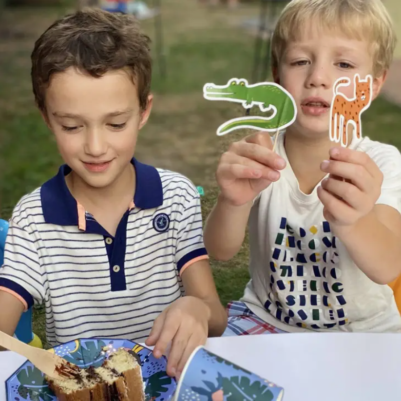 Cake toppers Animais tropicais