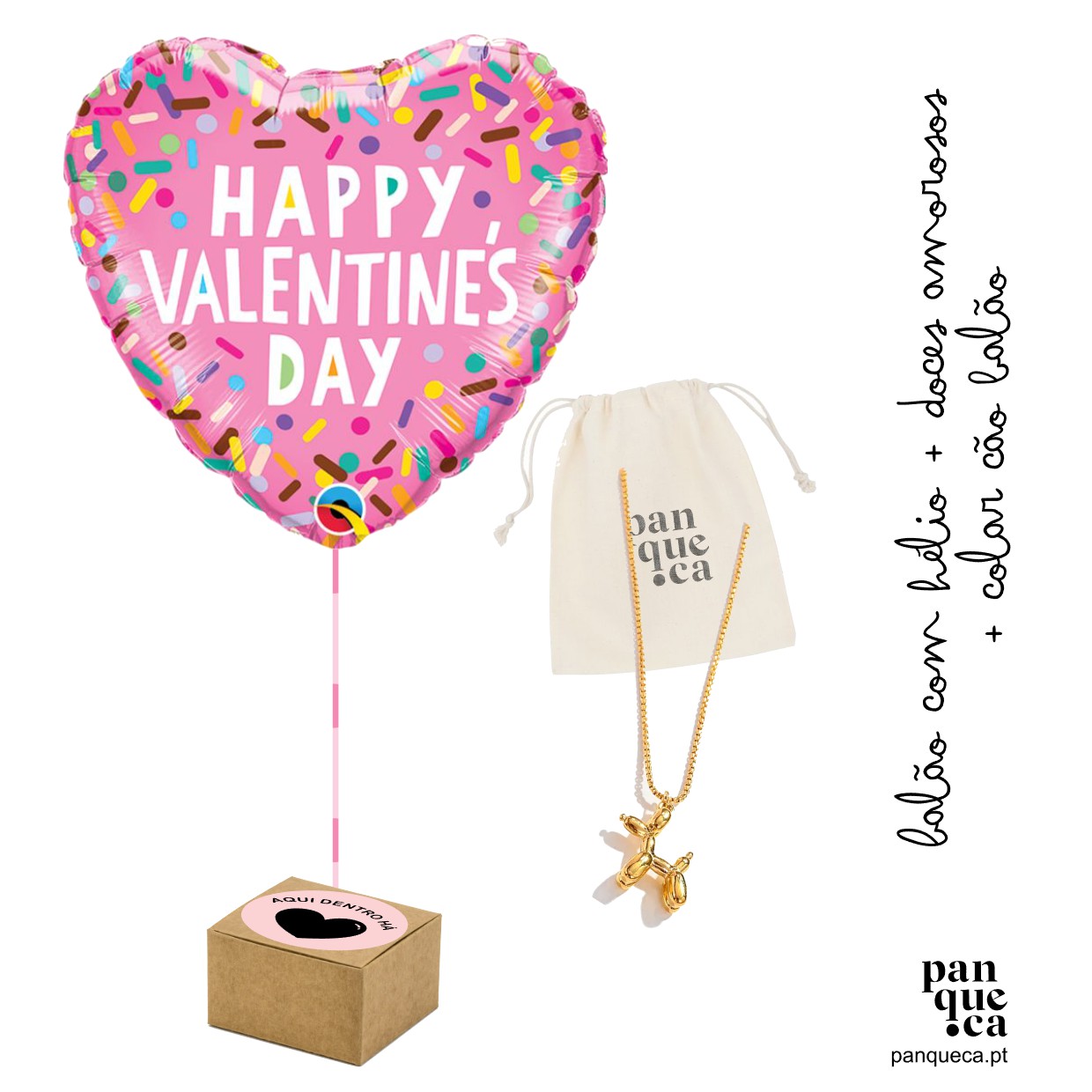Caixa dos Namorados ?| Colar Cão Balão