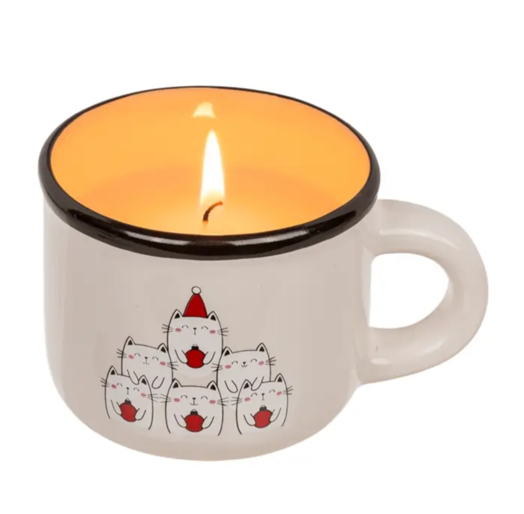 Vela em chávena | Natal