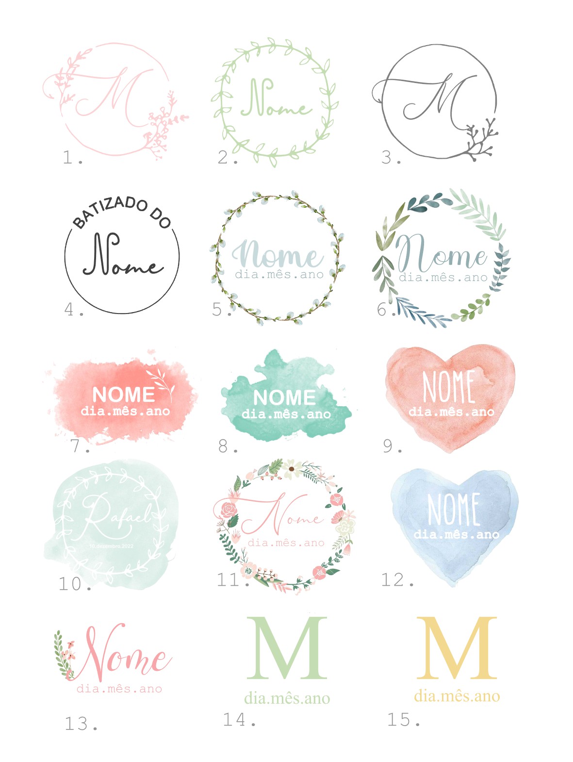 Vela de Batismo Gorgorão