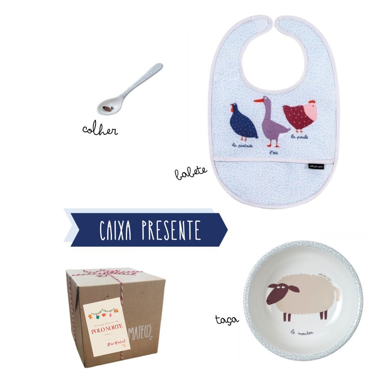 Caixa presente Quinta