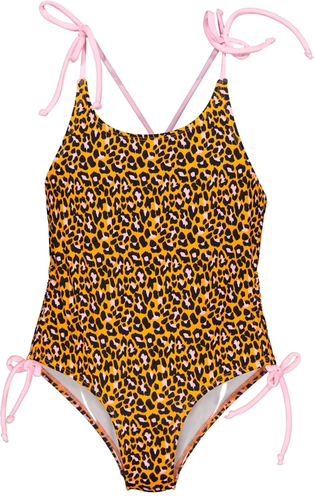Fato de banho | Orange animal dots | 10-14Y