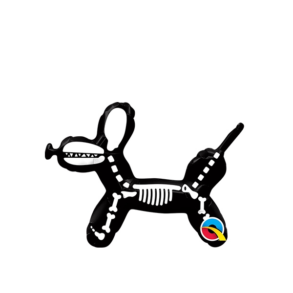 Balão esqueleto cão 35cm